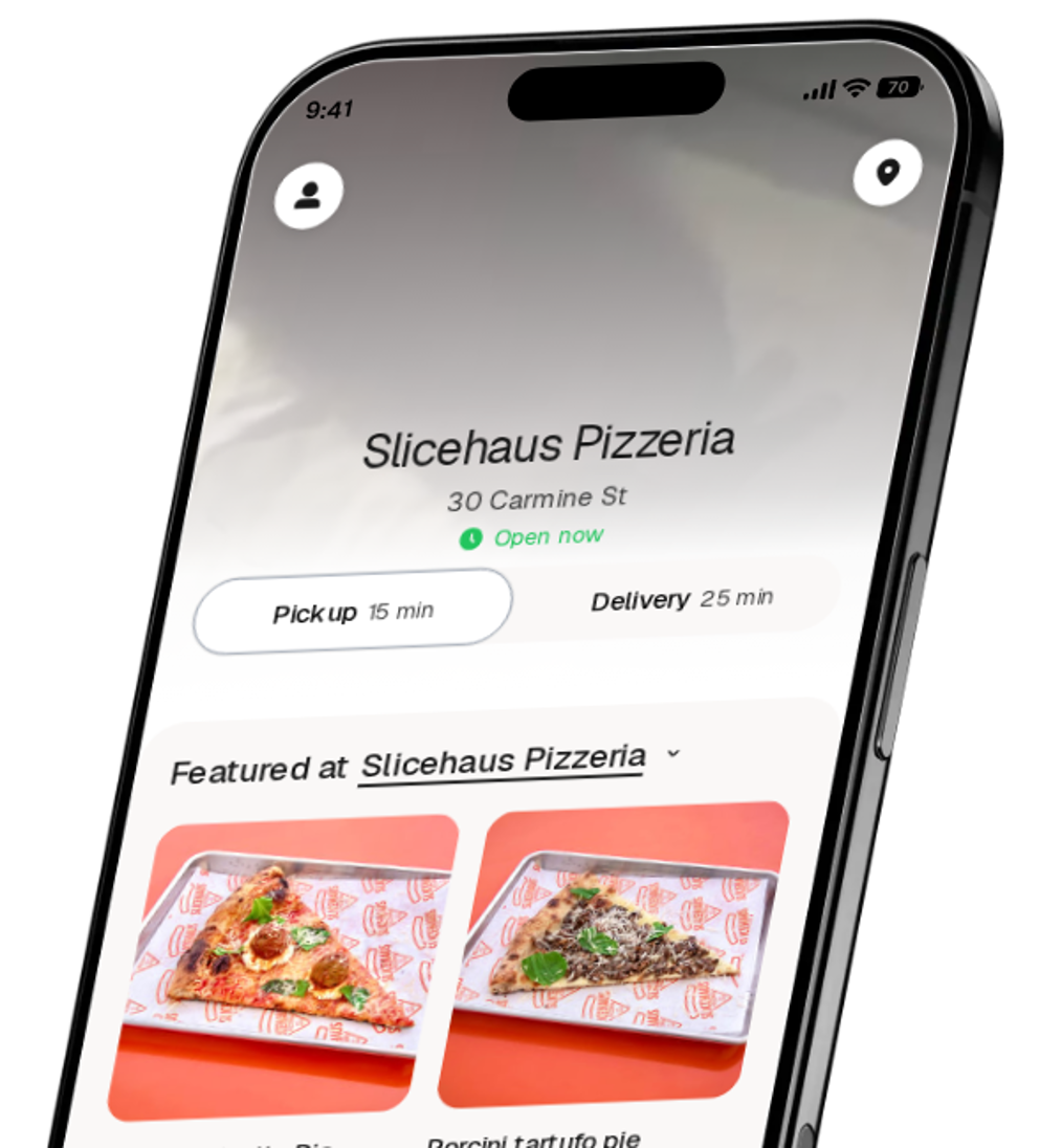 Slicehaus Pizzeria app preview